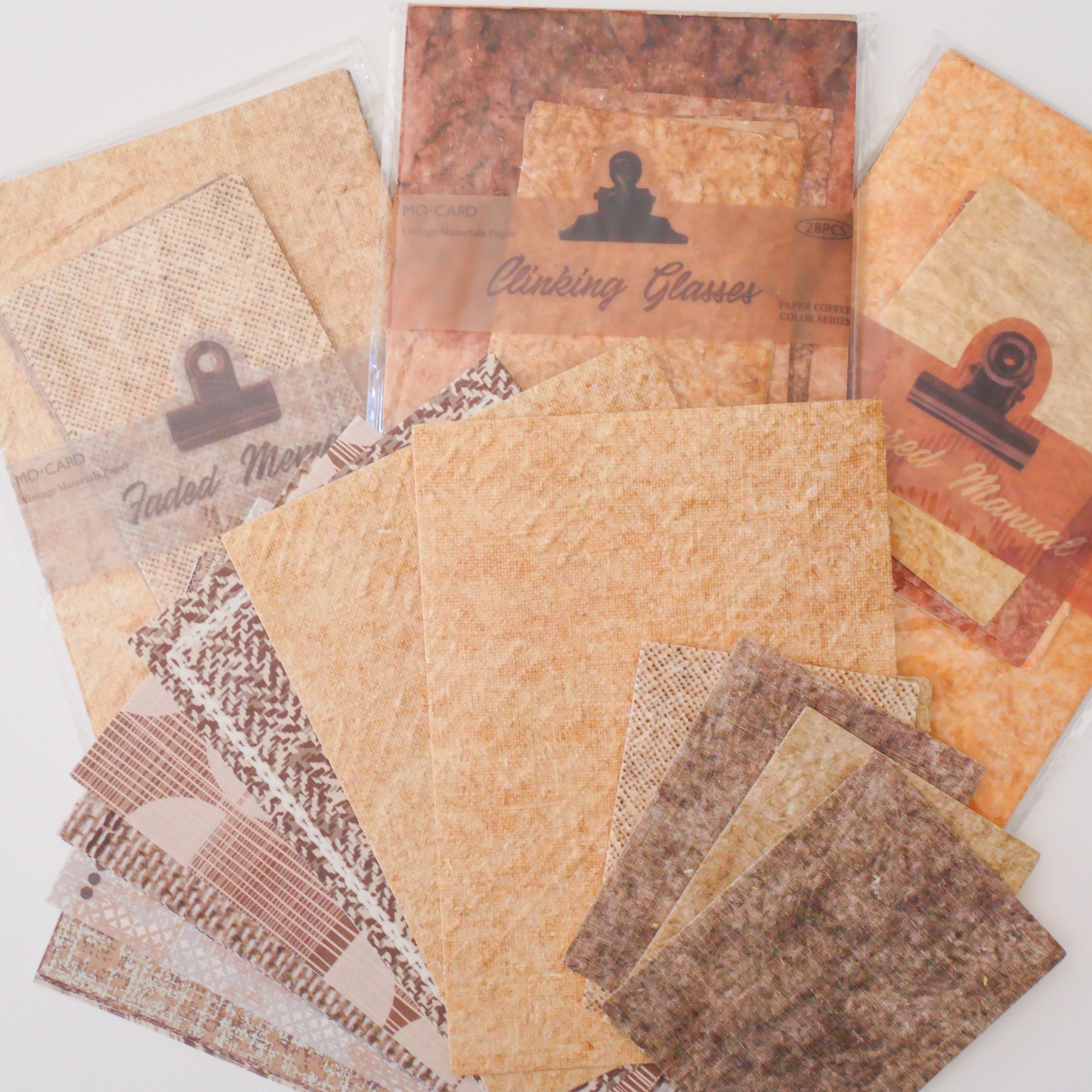 Faded Memory (no adhesive) Scrapbooking Papers