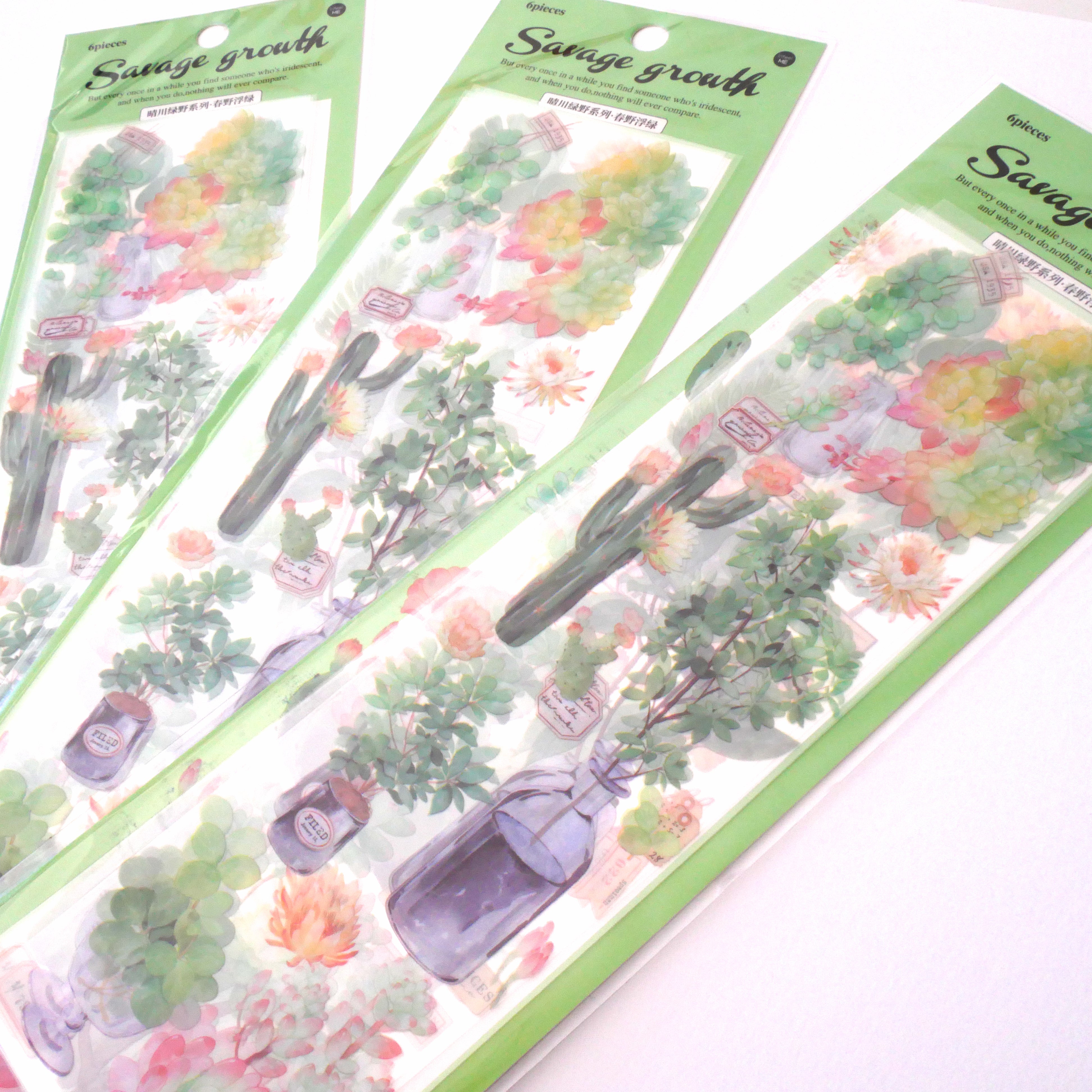Haruno Ukigurin PET Transparent Sticker Sheets