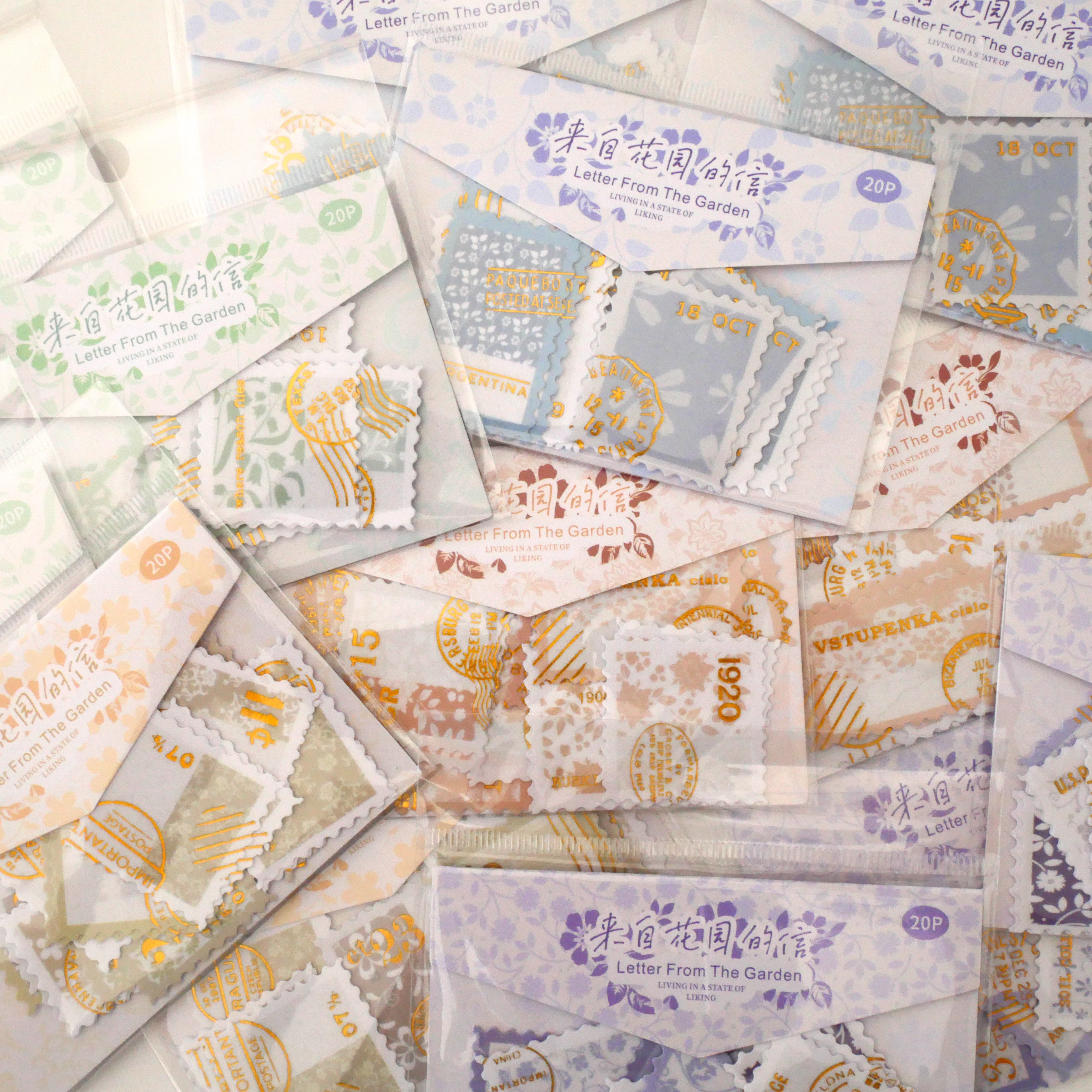 Letter From the Garden_Coma Blue Sky_ Washi Flake Sticker Pack