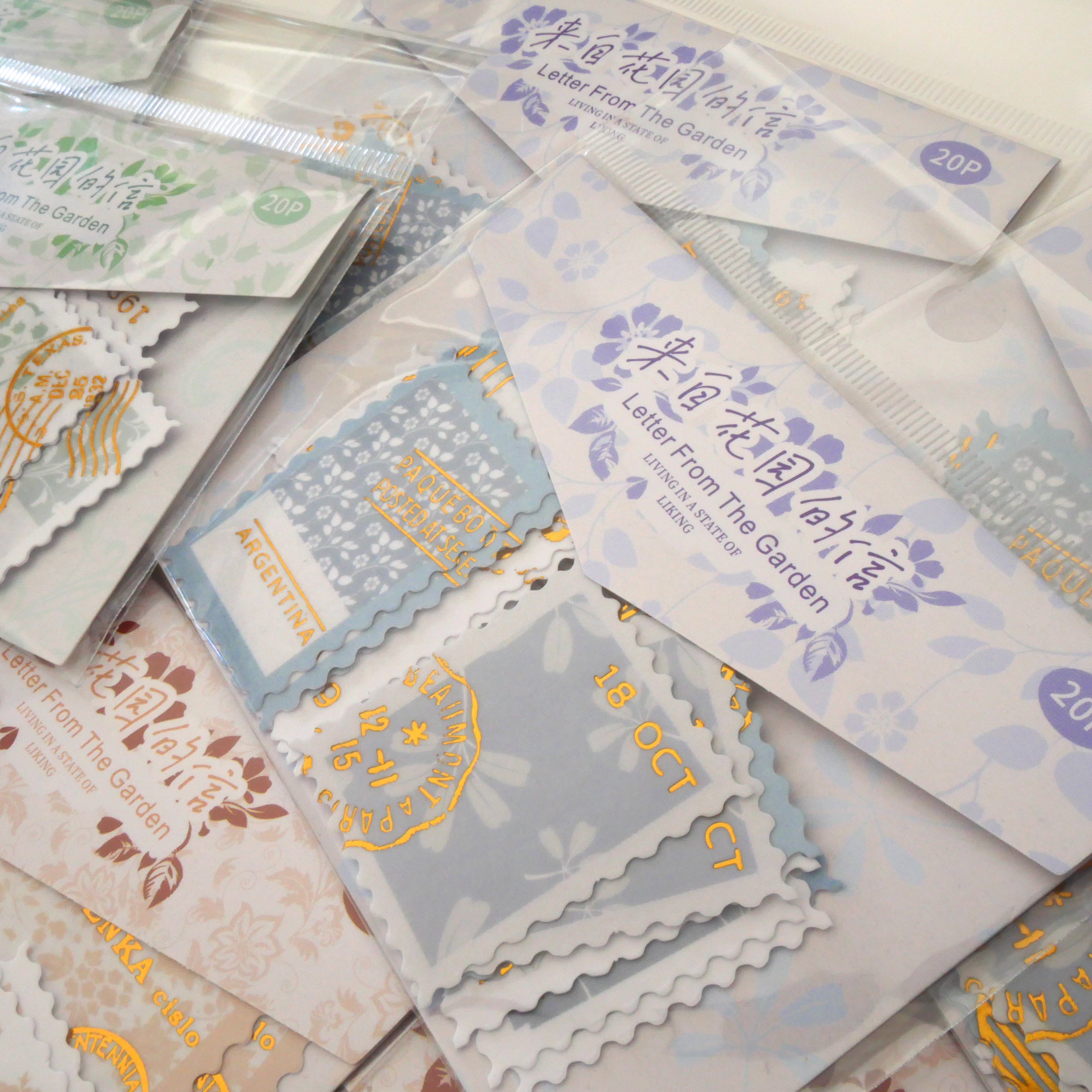 Letter From the Garden_Coma Blue Sky_ Washi Flake Sticker Pack