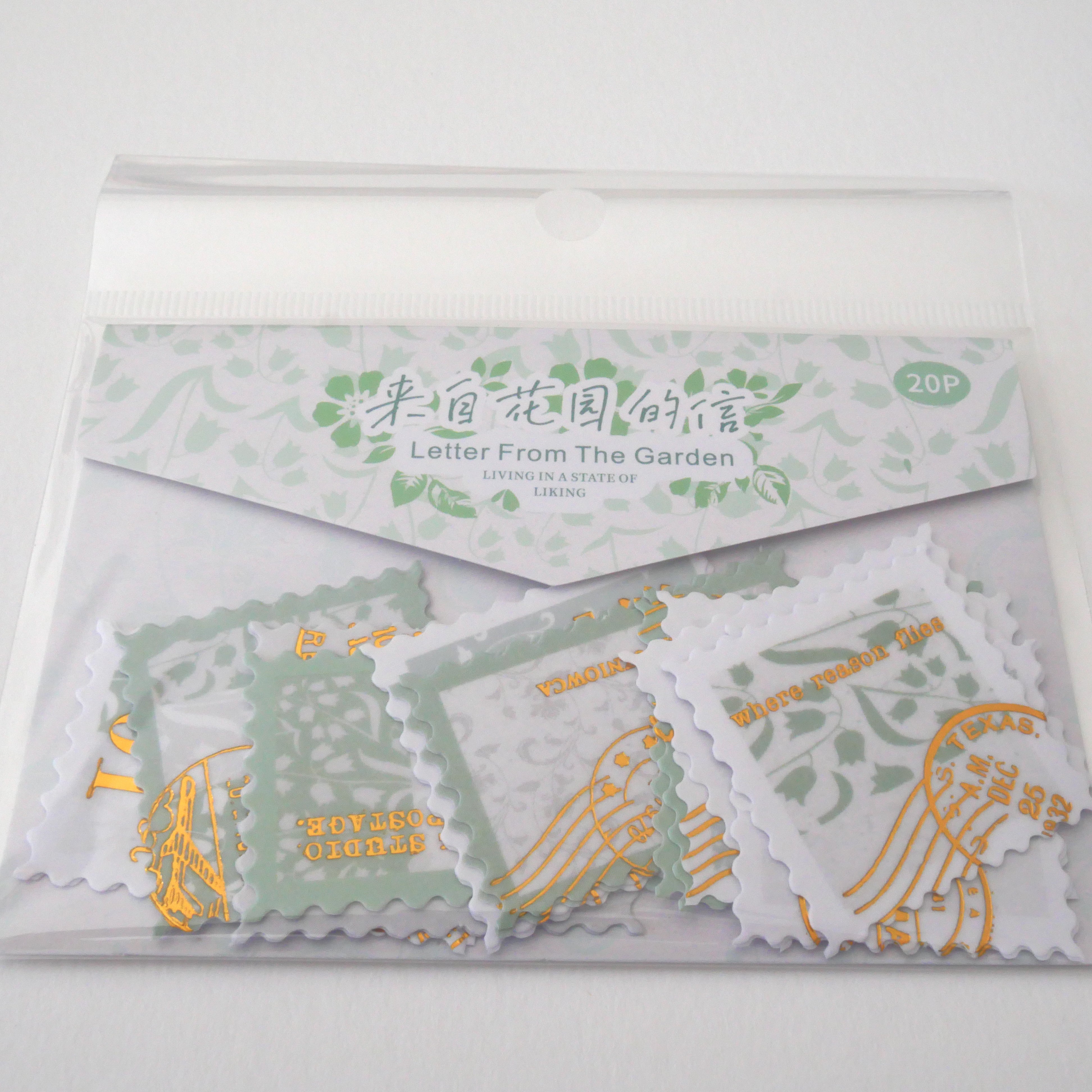 Letter From the Garden_Spring Scenery_ Washi Flake Sticker Pack