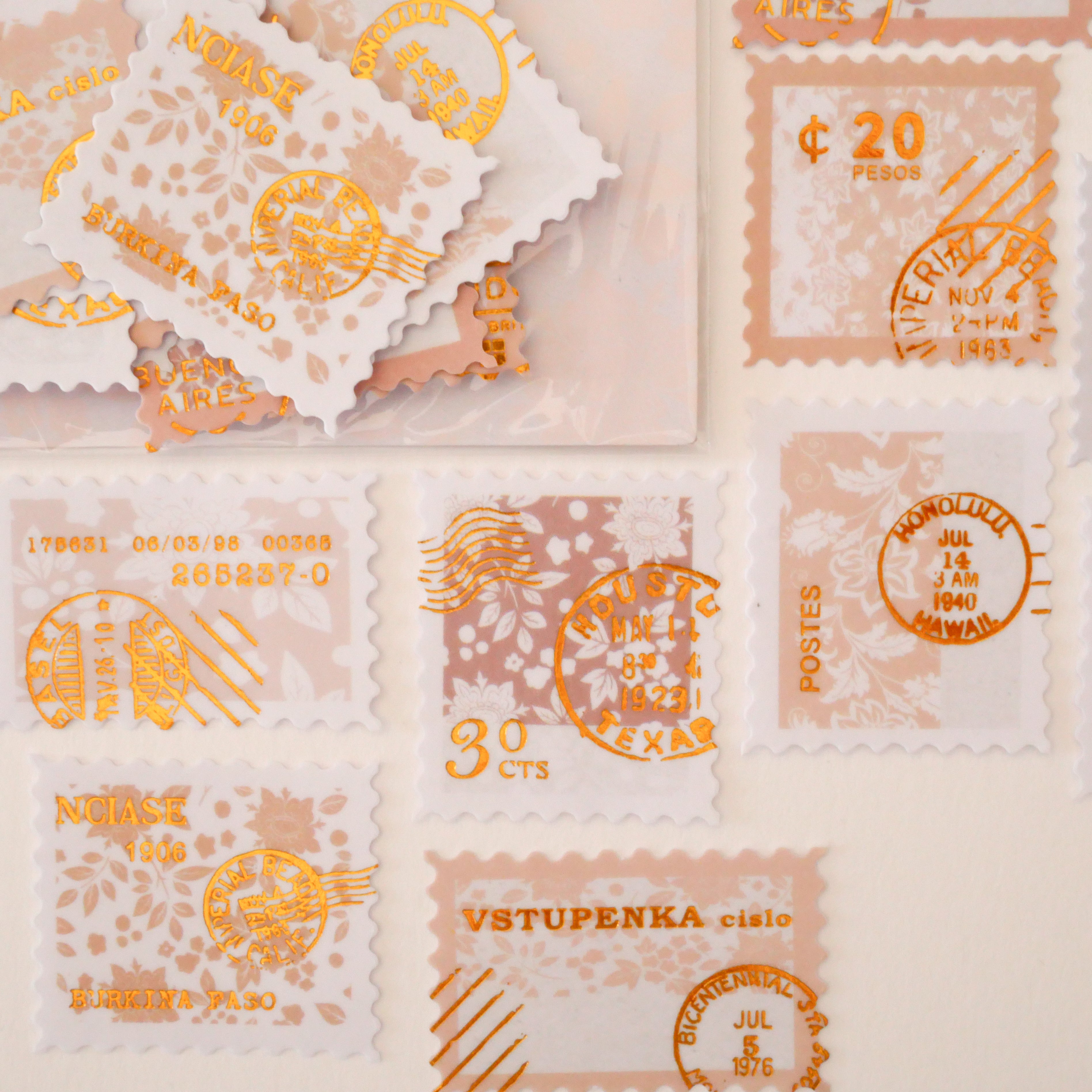Letter From the Garden_The Late Relative of the Fall of the Sun_ Washi Flake Sticker Pack