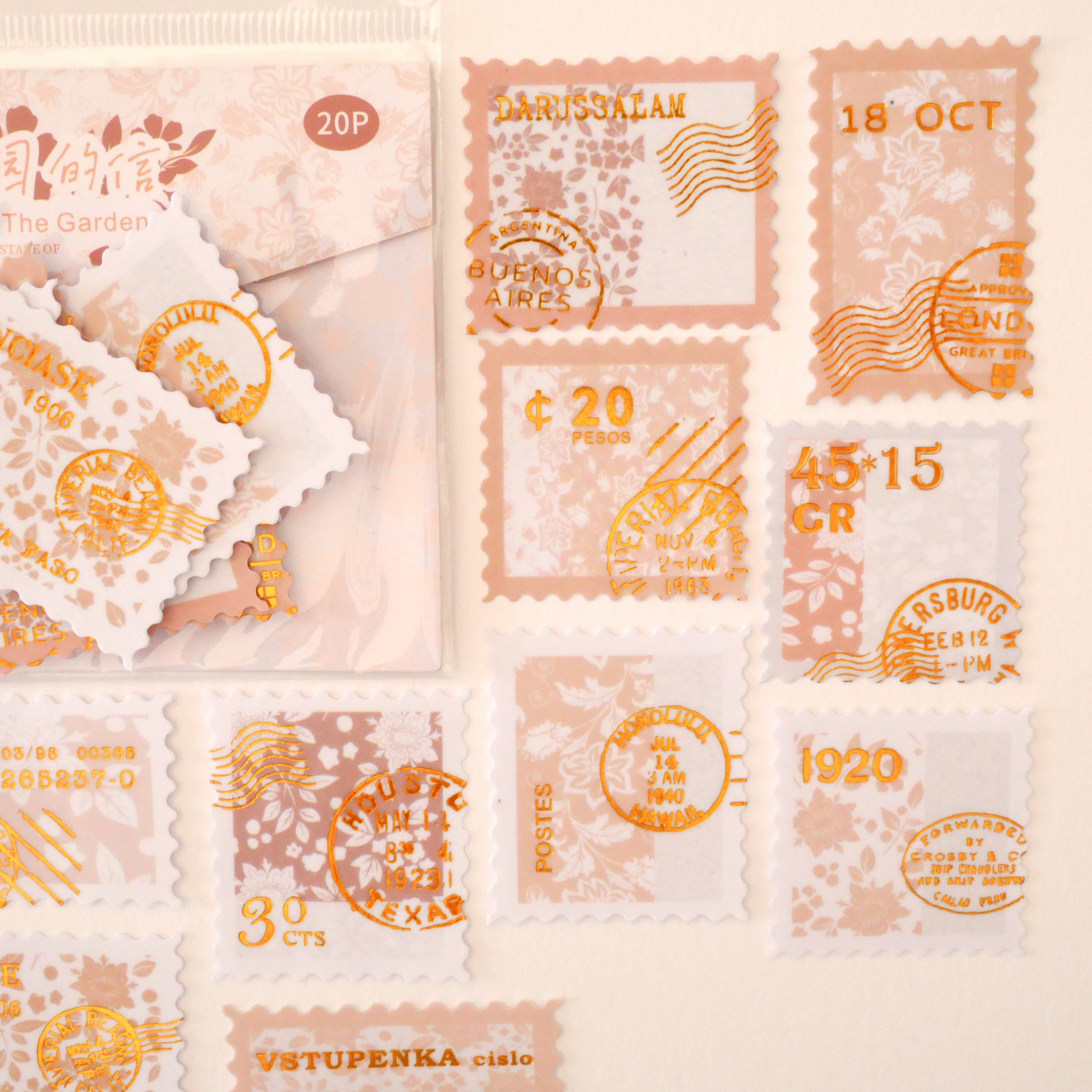Letter From the Garden_The Late Relative of the Fall of the Sun_ Washi Flake Sticker Pack