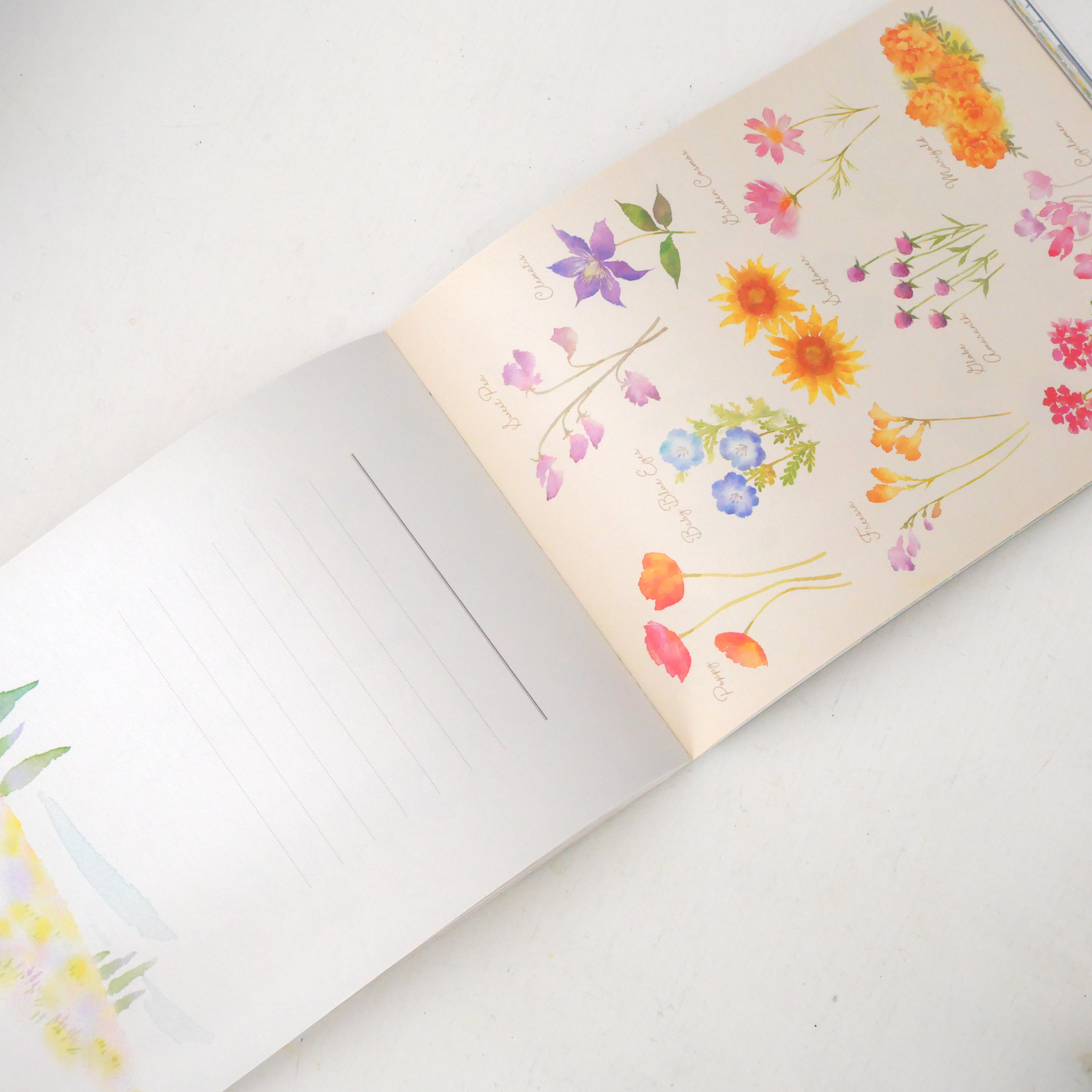 100 Writing and Crafting Papers -Flowers and Animals from Fairyland