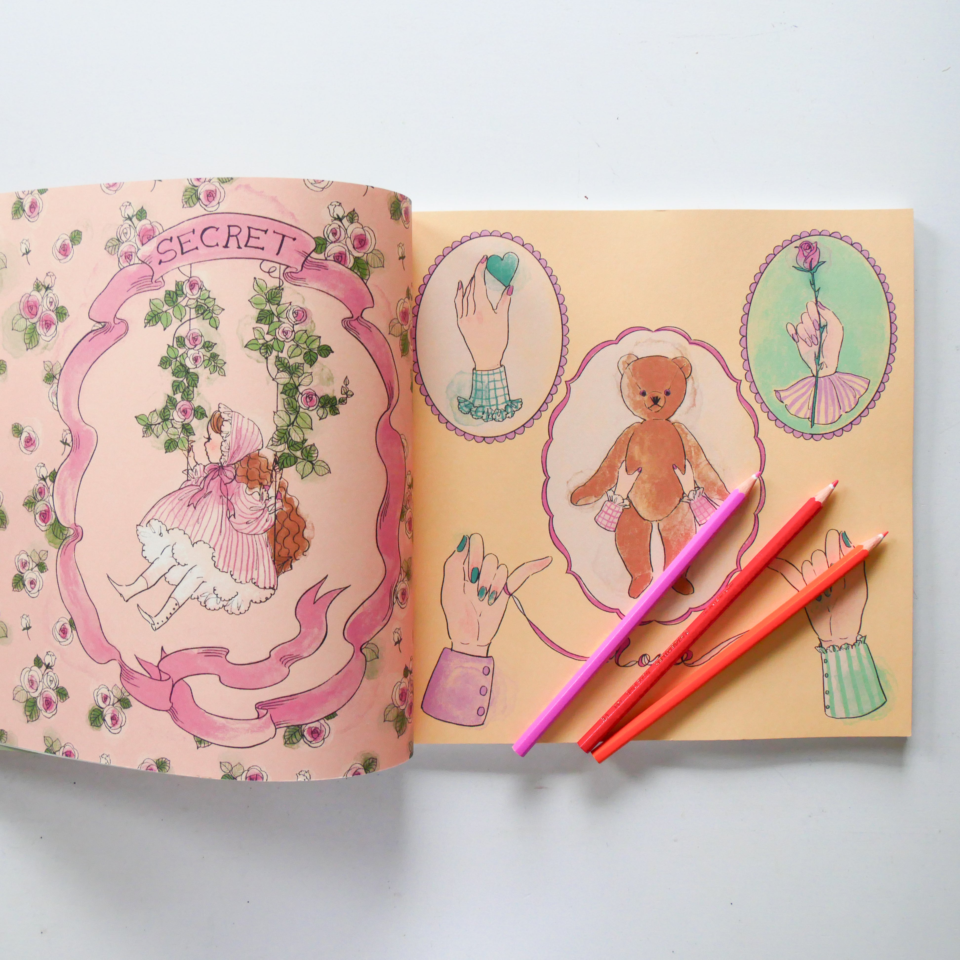 Kurahashi Rei Colouring Book: A Secret Story