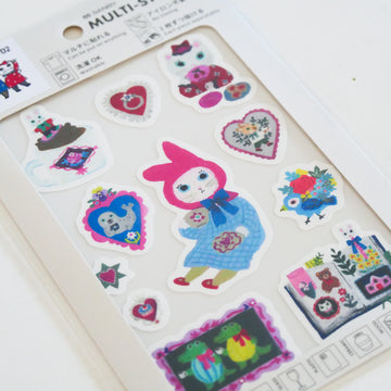 Multi-Purpose Stickers - Tea Time by Yumi Kitagishi