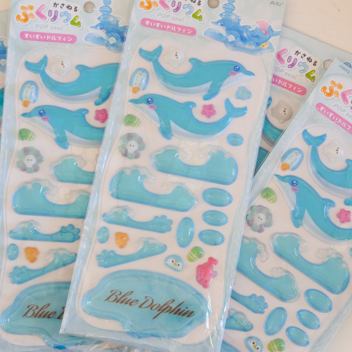 POP Seal/Stickers- Blue Dolphin