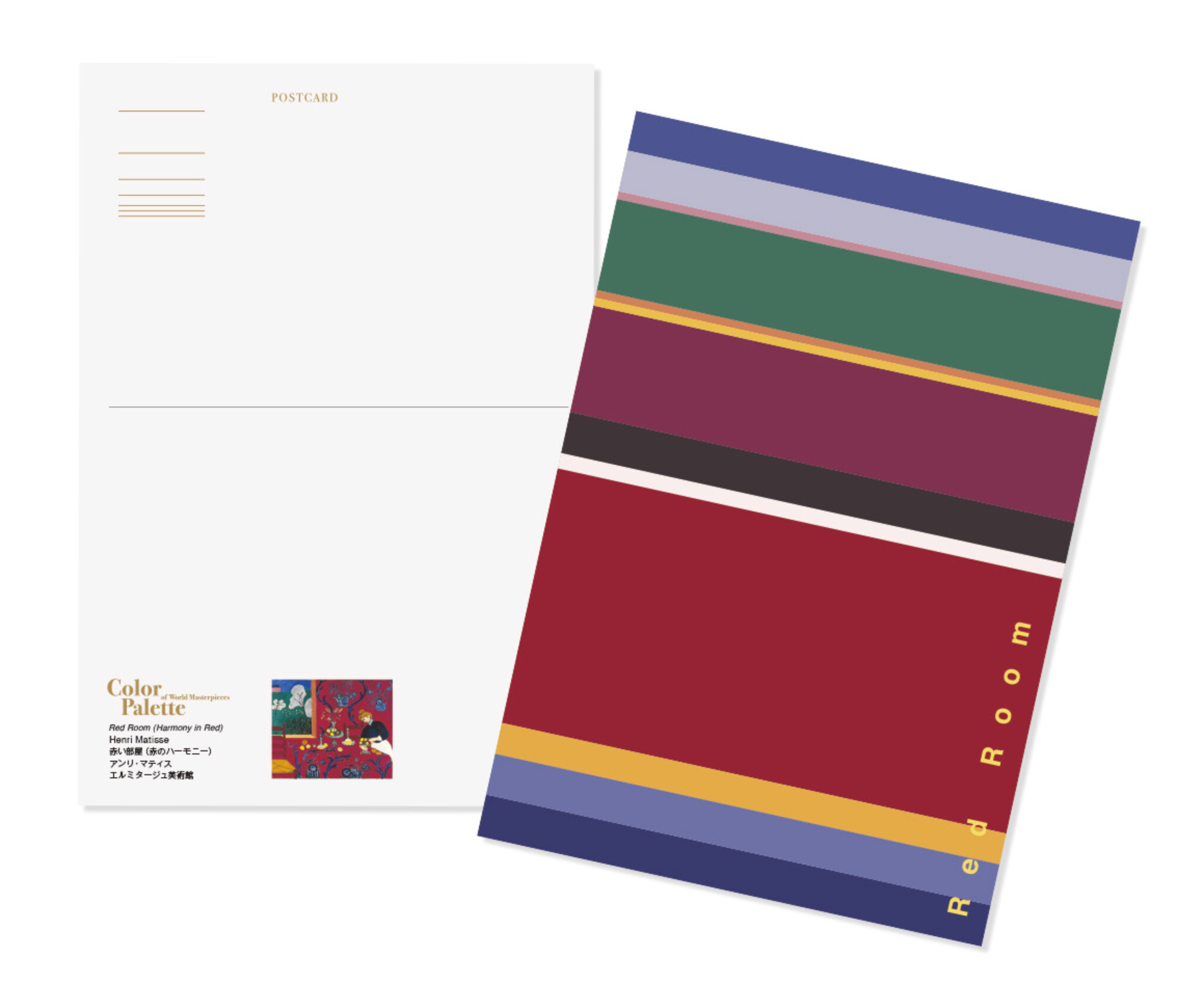 Color Palette Postcard Book of World Masterpieces:Western Art Edition
