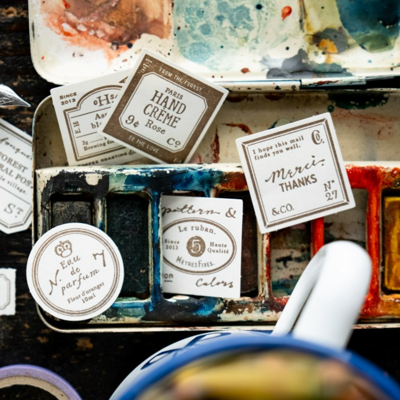 Grocery Labels Letterpress Book