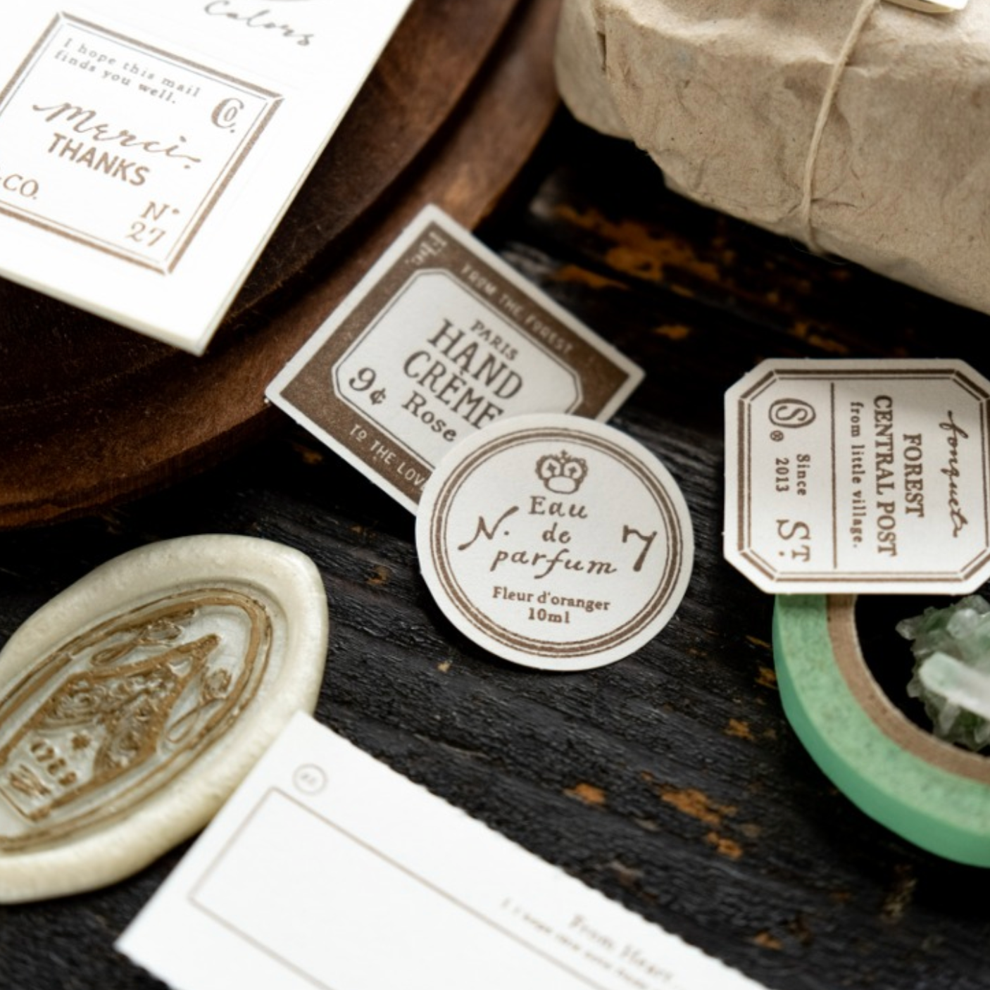 Grocery Labels Letterpress Book