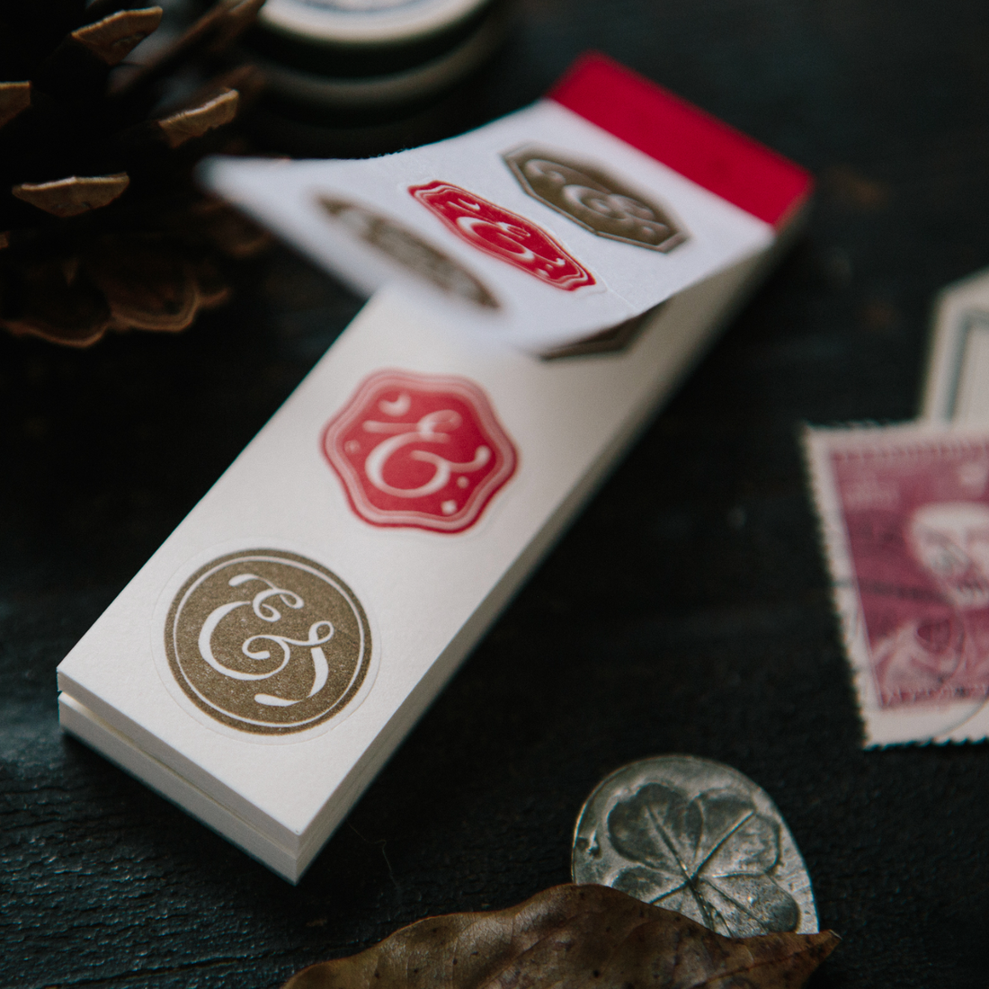 Ampersand Letterpress Label Book