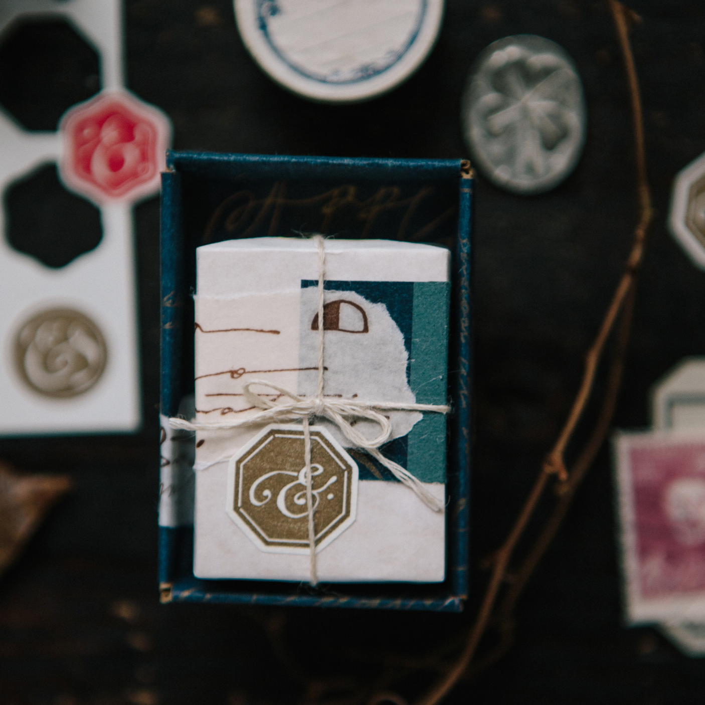 Ampersand Letterpress Label Book