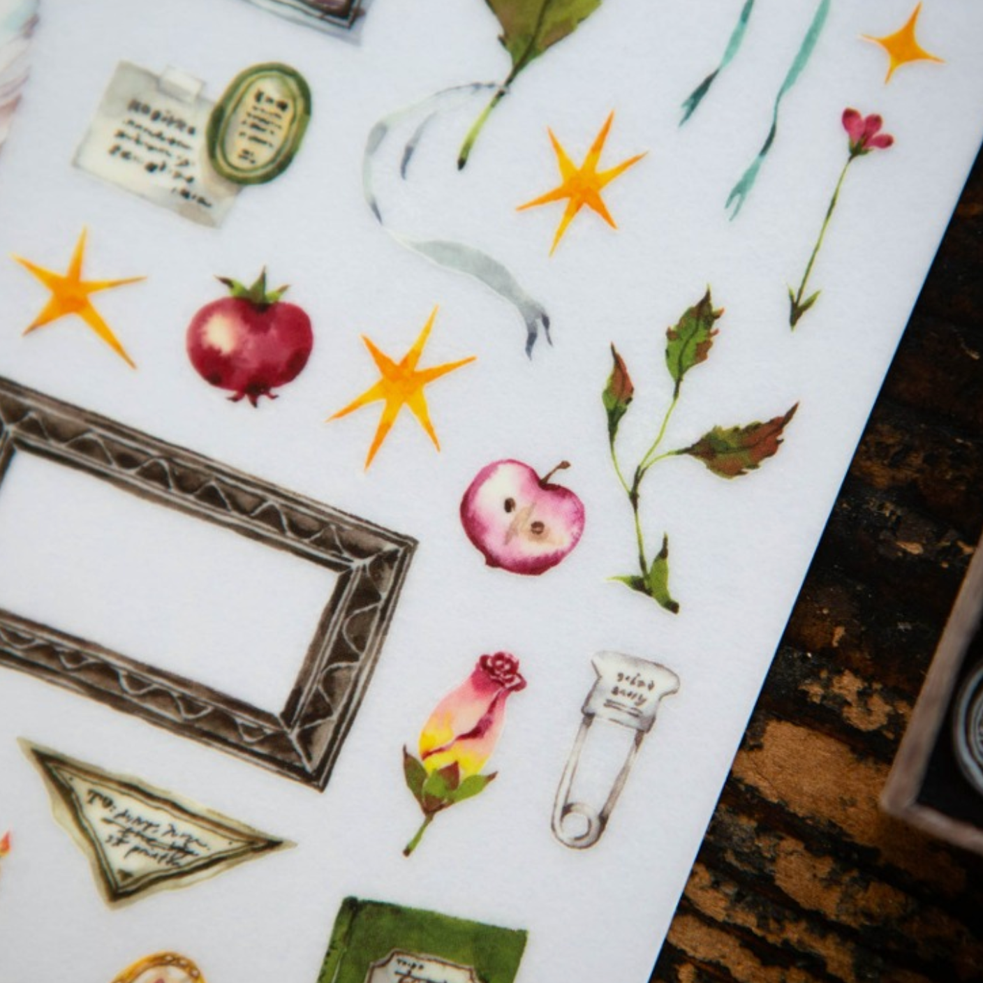 Desk of Botanist Transfer Sticker