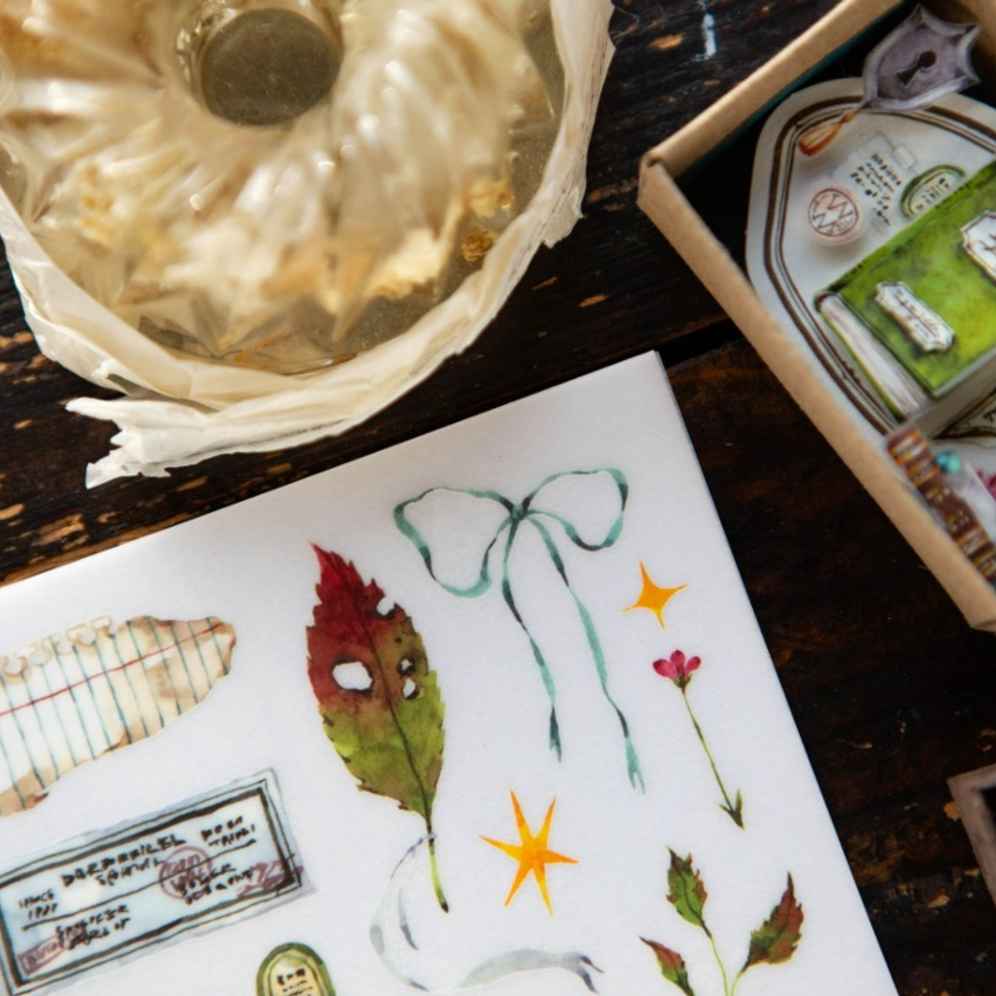 Desk of Botanist Transfer Sticker