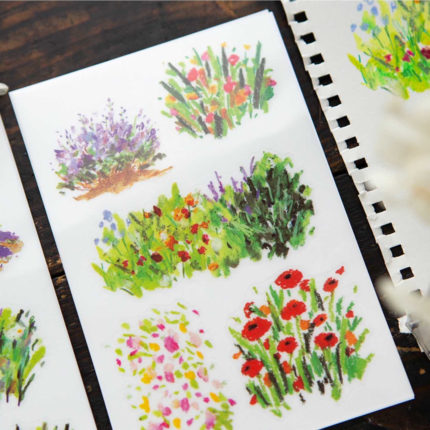 Bright Bloom Transfer Sticker