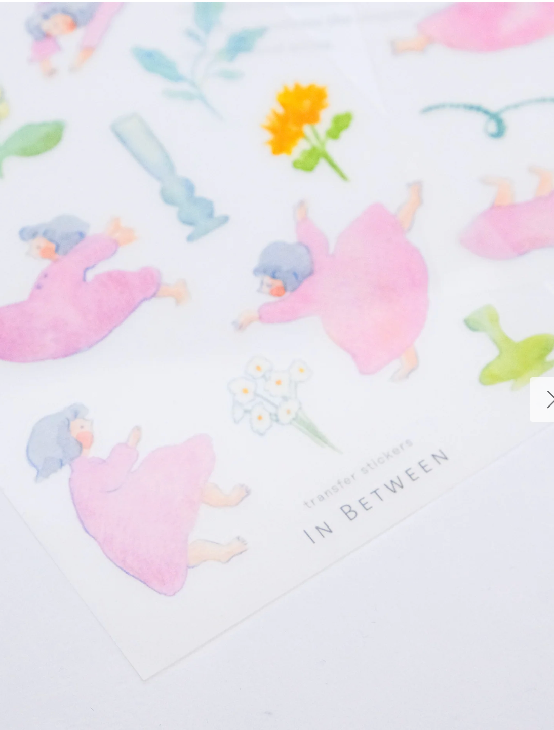 In Between Transfer Stickers