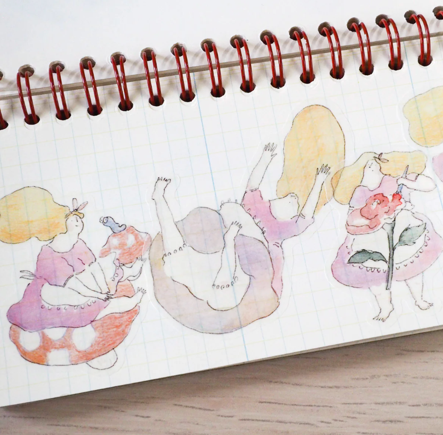 Alice in Wonderland Sticker Sheet