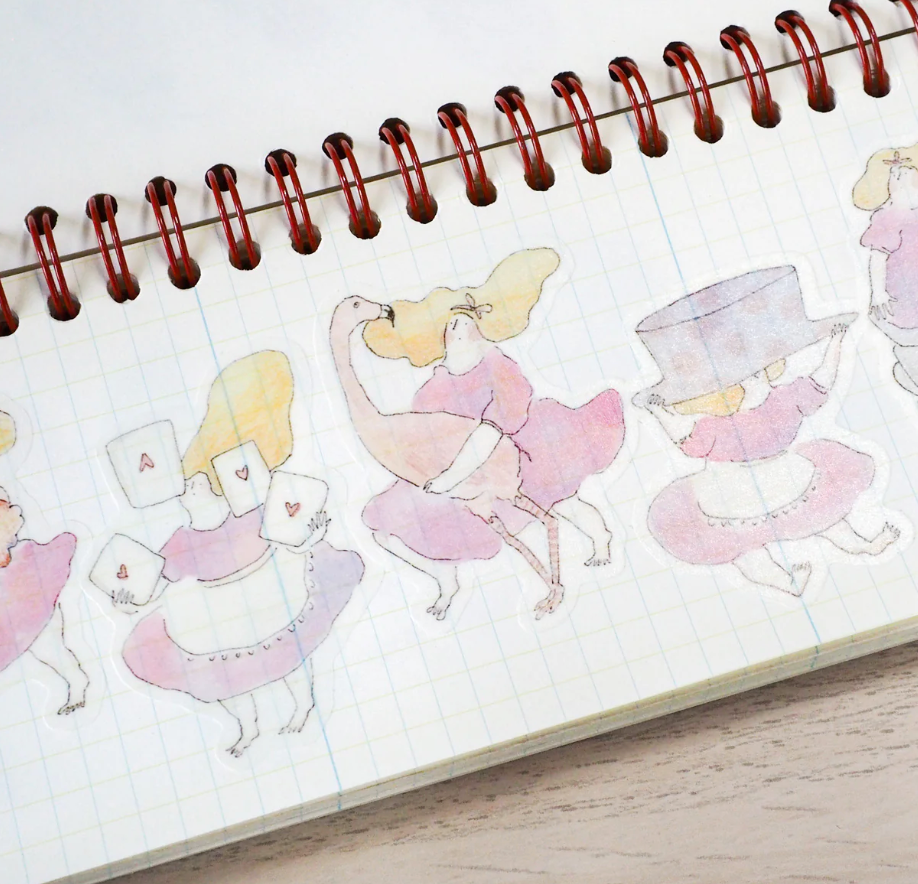 Alice in Wonderland Sticker Sheet