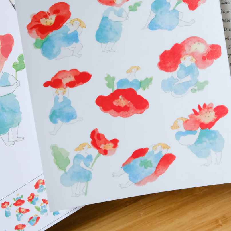 Flowers & Leaves Sticker Sheet