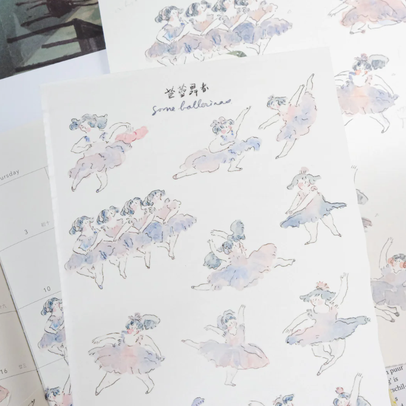 Some Ballerinas Sticker Sheet