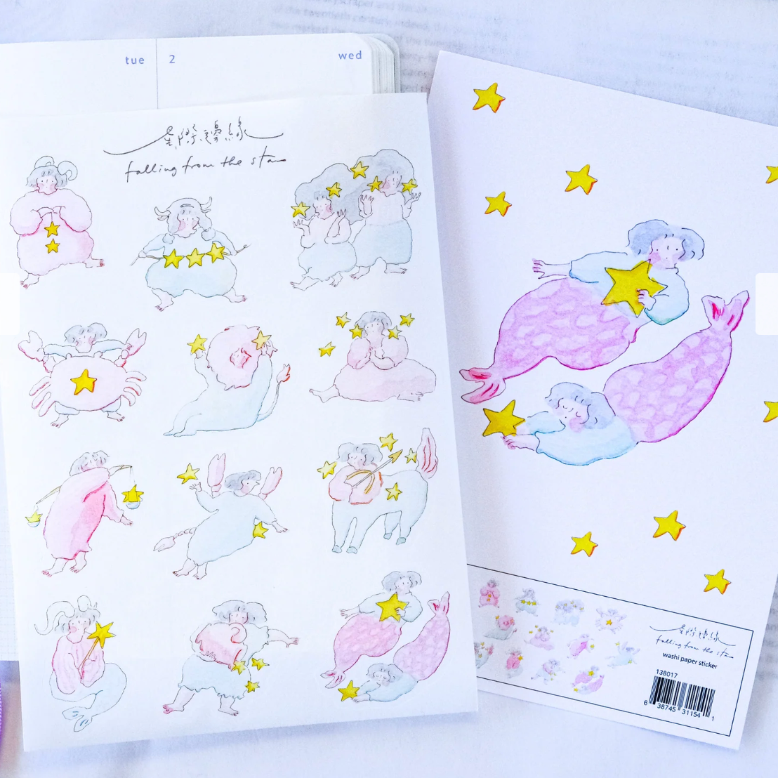 Falling from the Stars Sticker Sheet