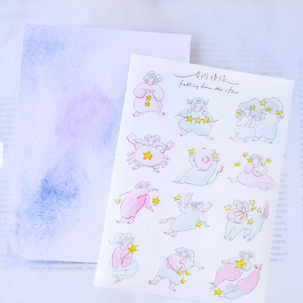 Falling from the Stars Sticker Sheet