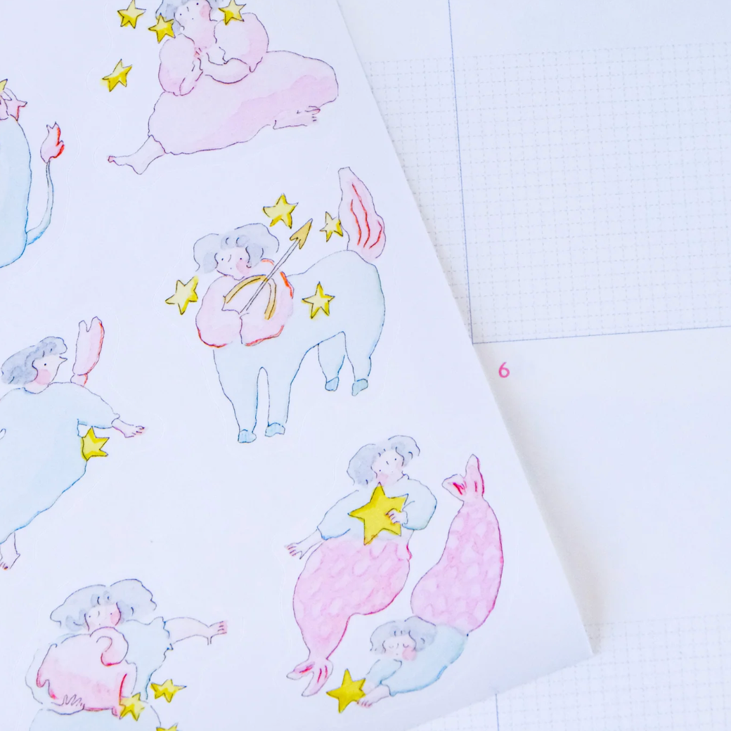 Falling from the Stars Sticker Sheet