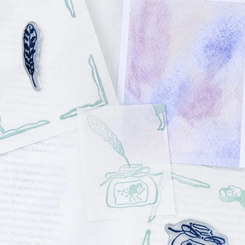 Ink on Paper Clear Stamps