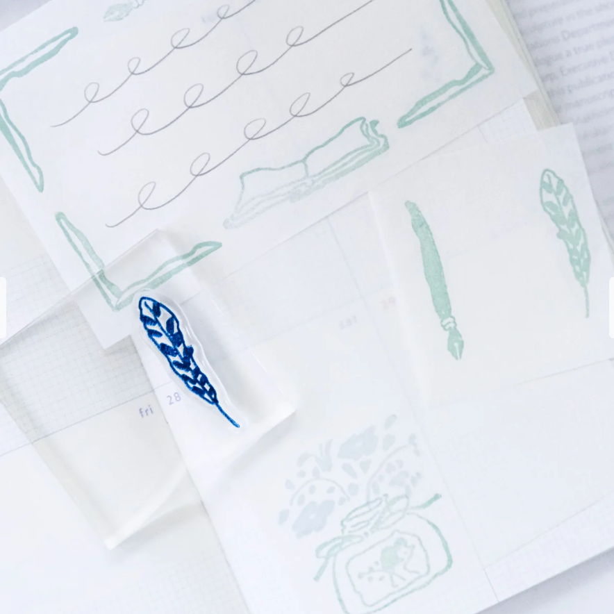 Ink on Paper Clear Stamps