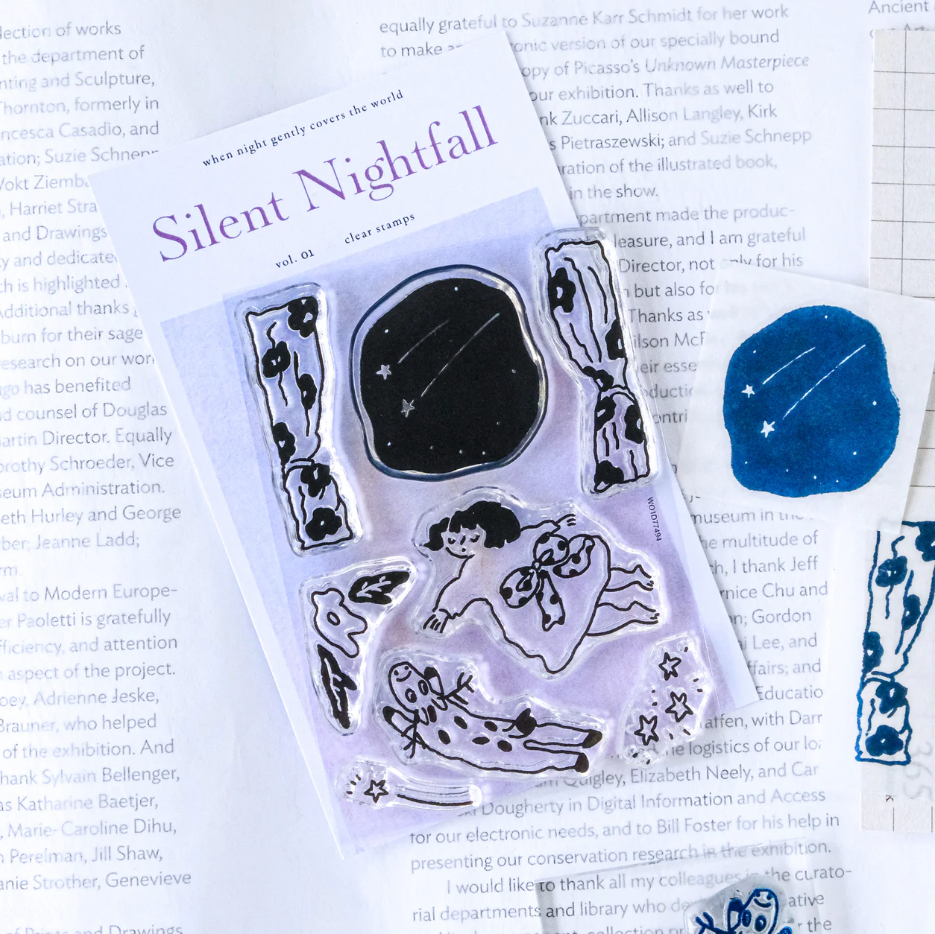 Silent Nightfall Clear Stamps