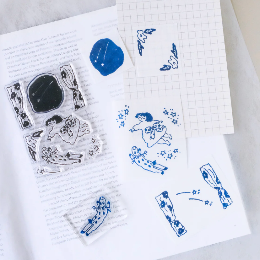 Silent Nightfall Clear Stamps