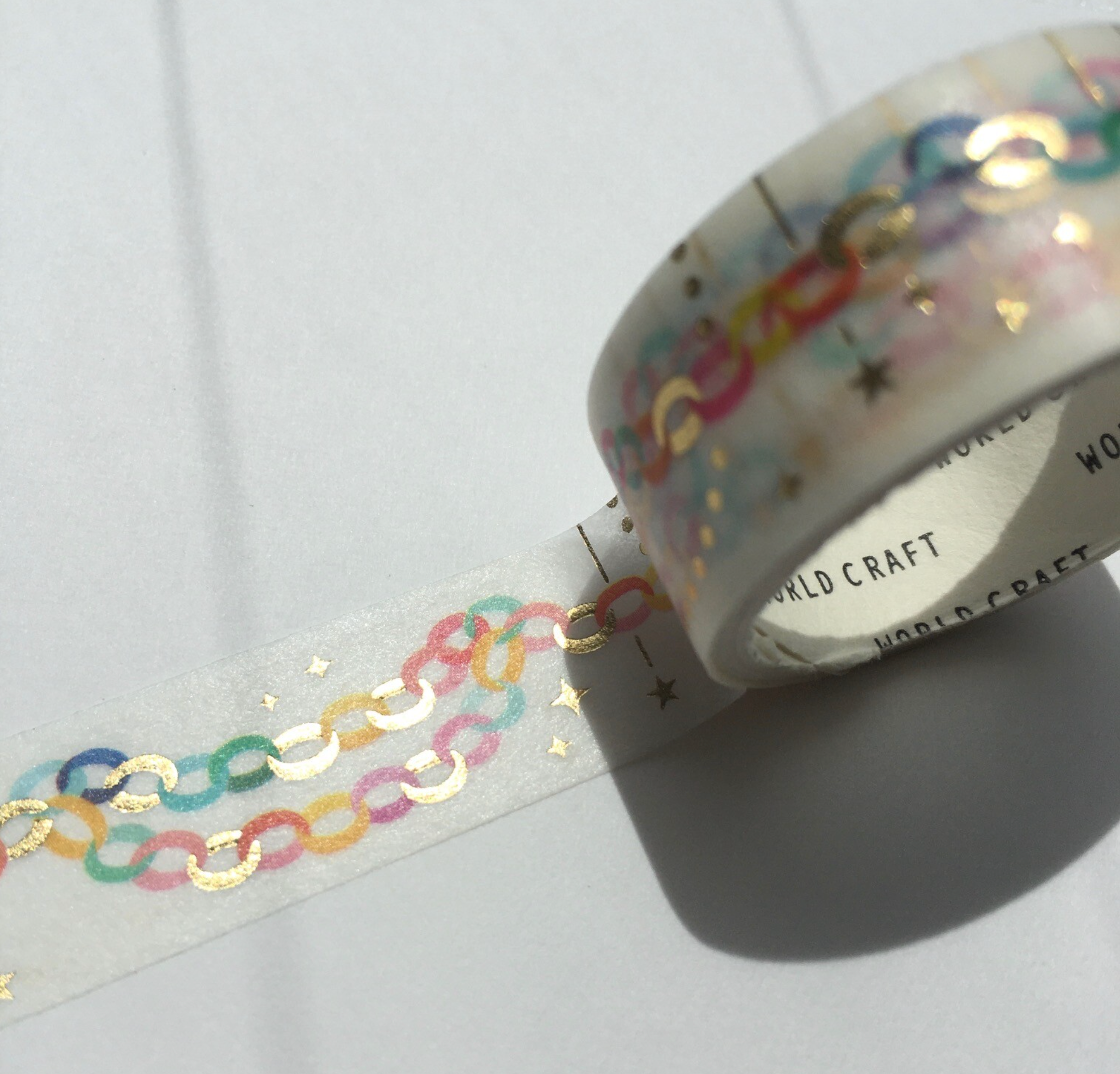 Gold Foil Paper Garland with Stars Washi Tape/ Masking Tape