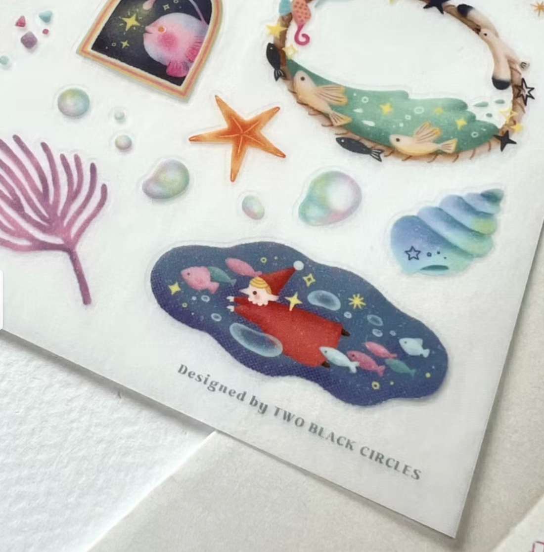 Print-On/ Transfer Sticker Sheet - Dance with the Waves