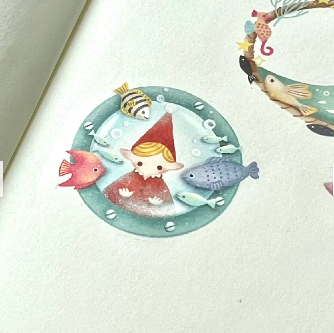 Print-On/ Transfer Sticker Sheet - Dance with the Waves