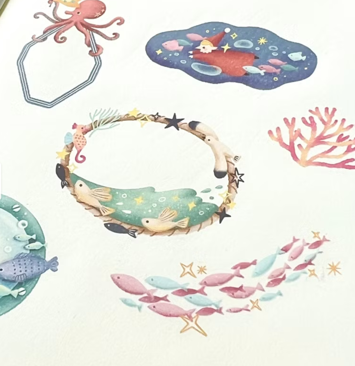 Print-On/ Transfer Sticker Sheet - Dance with the Waves