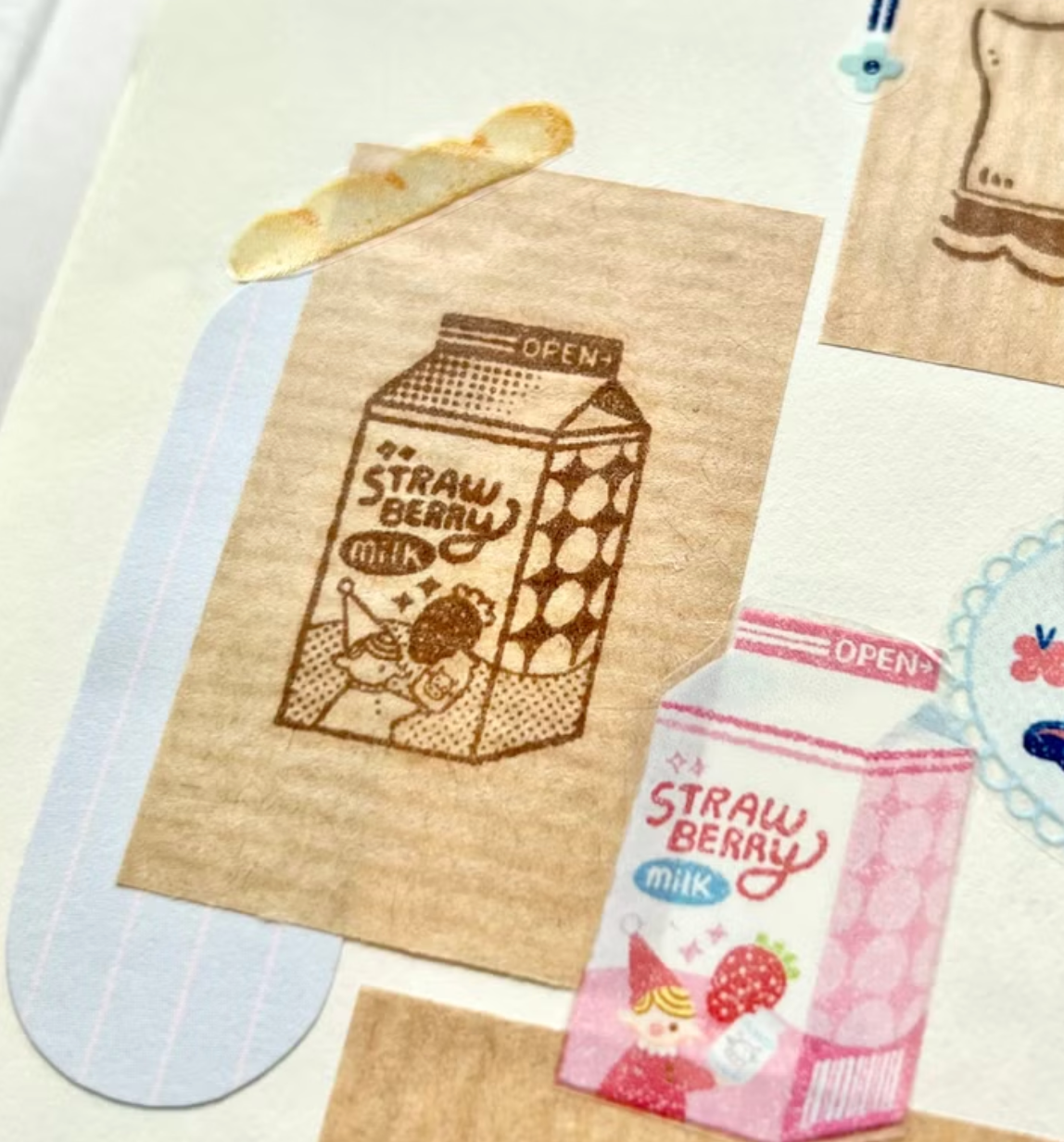 Little Elf & Milk Box - The Good Time Stamp Collection
