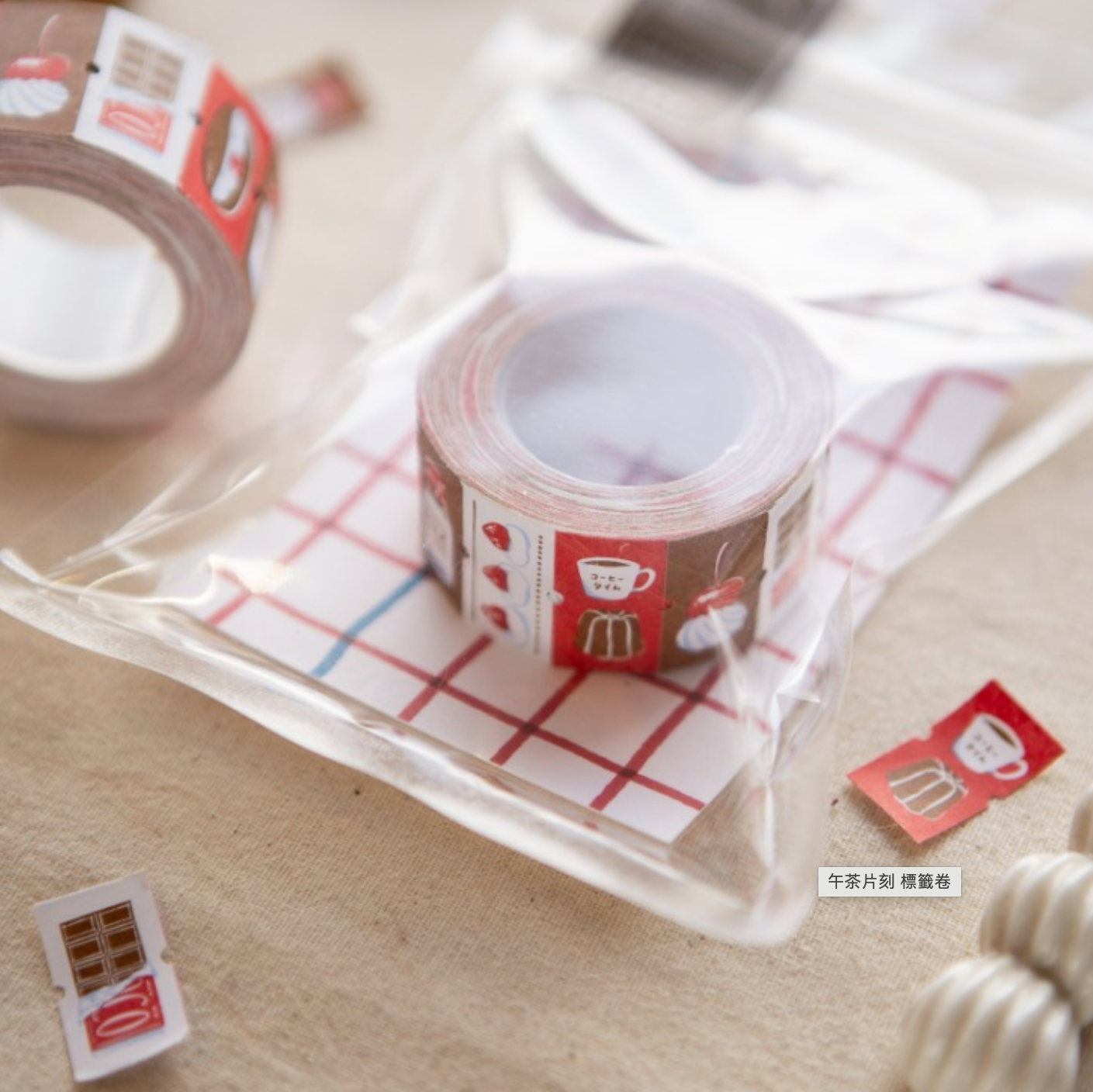 Afternoon Tea Time Label Sticker Roll