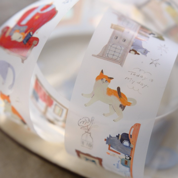 Life With Cats PET Tape