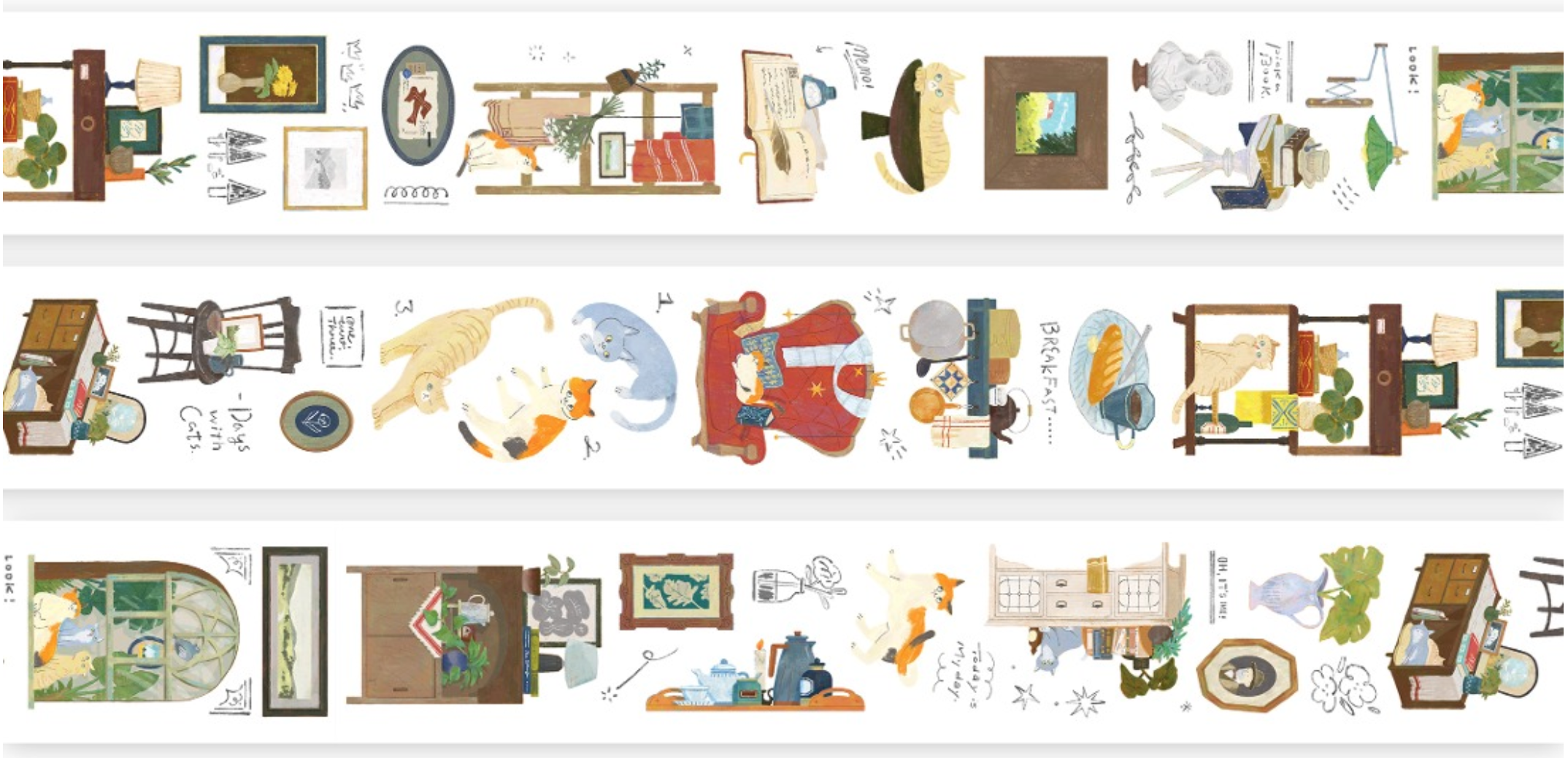 Life With Cats PET Tape