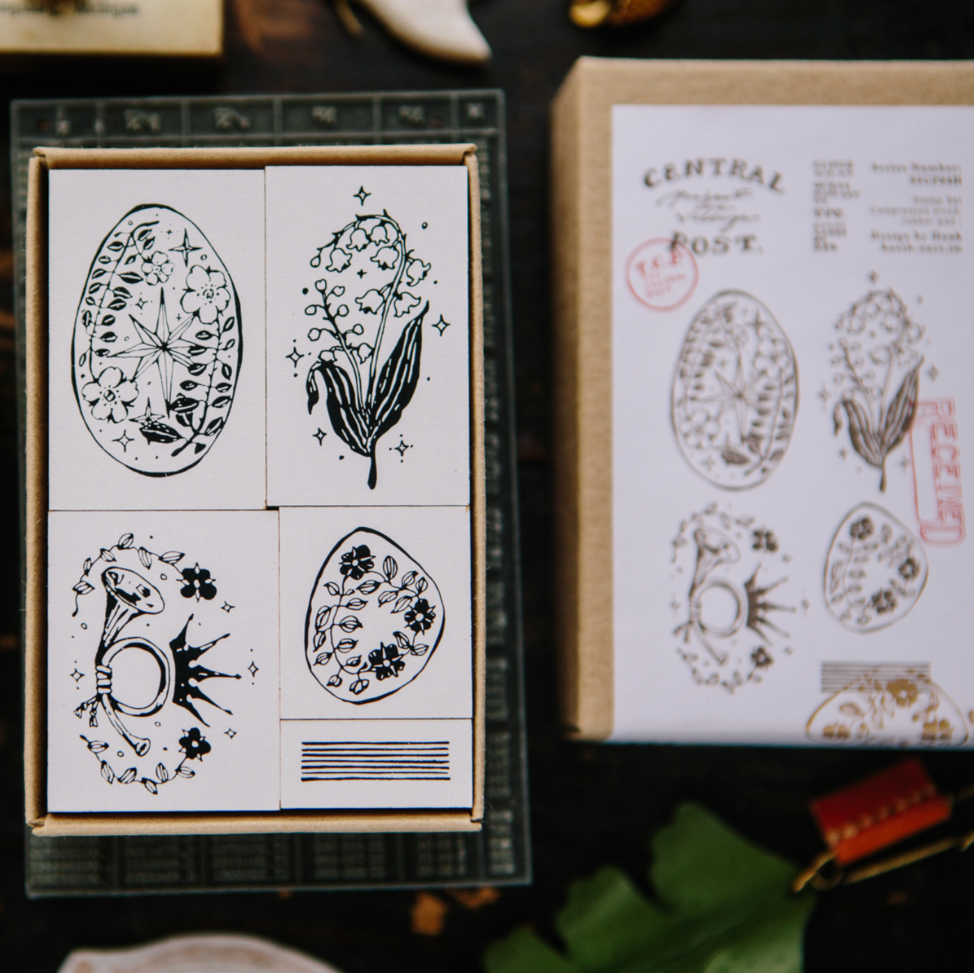 Central Post-A Stamp Set