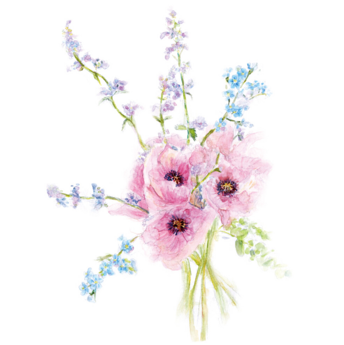 Paint Set Palette In Muted Colors KURETAKE Gansai Tambi