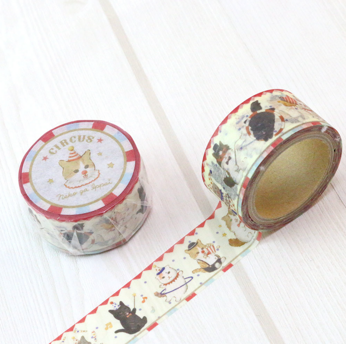A lot of cats - Circus | Masking Tape | Made in Japan