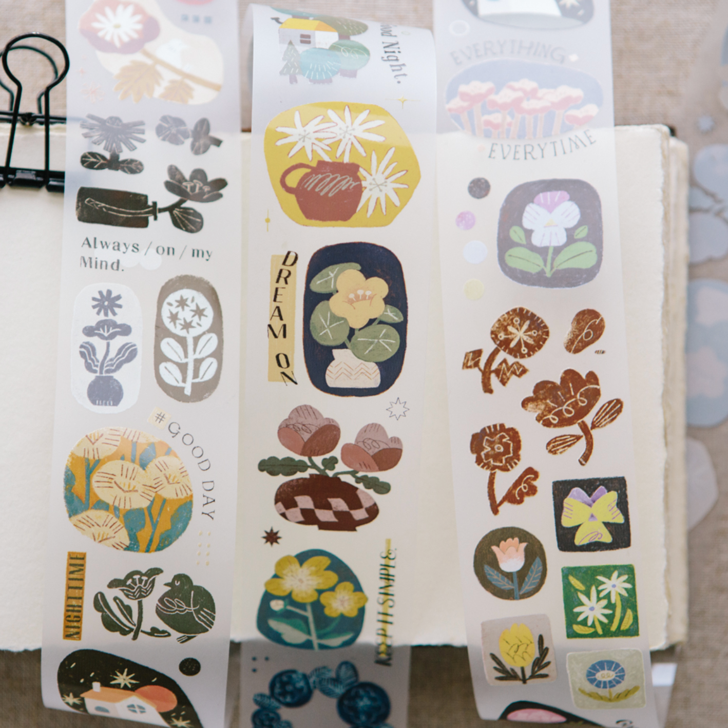 All the Flowers PET Tape