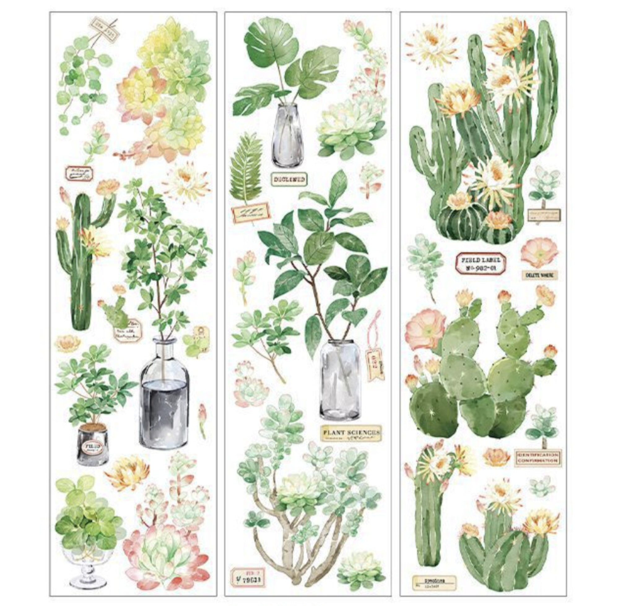 Haruno Ukigurin PET Transparent Sticker Sheets