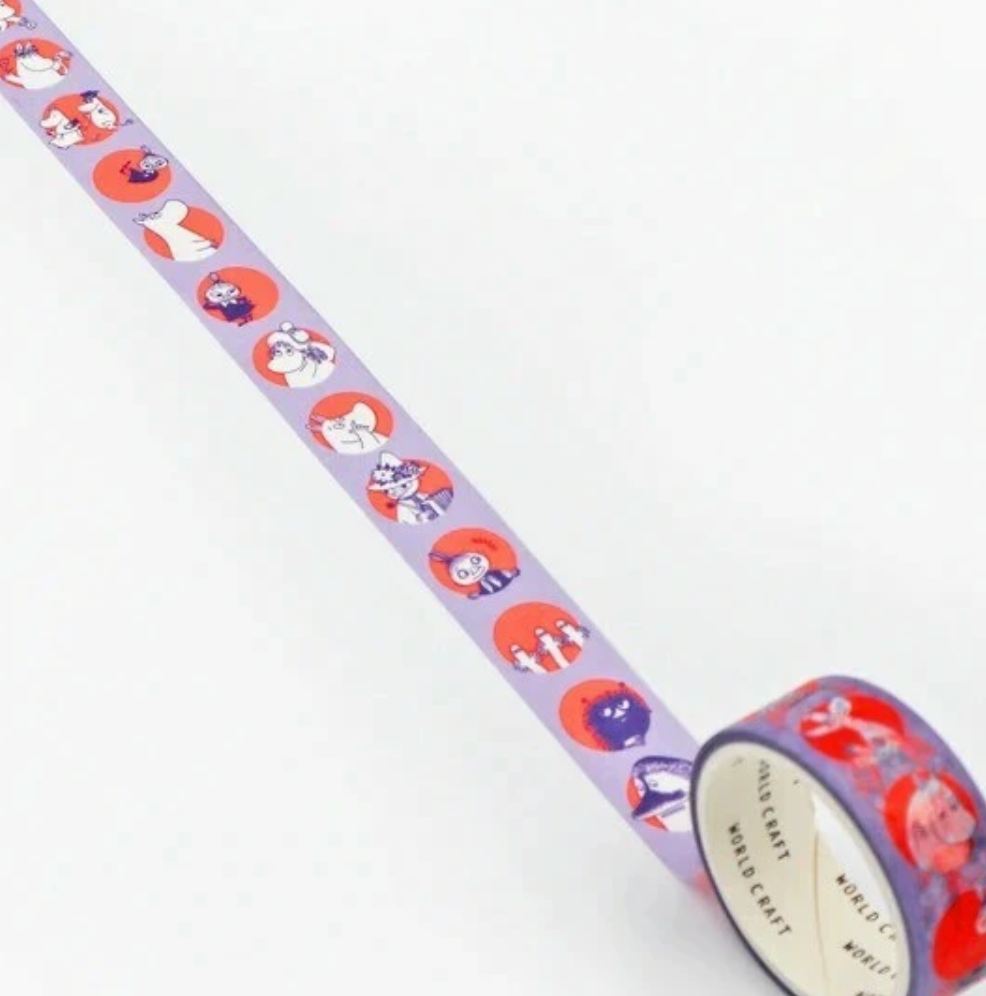 Washi Tape Moomin Maru Purple