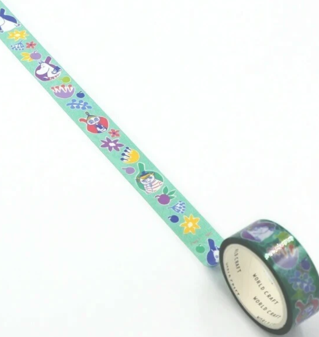 Flower Moomin Clear Masking Tape
