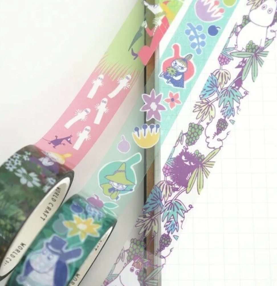 Flower Moomin Clear Masking Tape