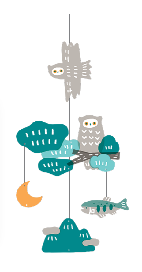 Owl Forest Mobile Card