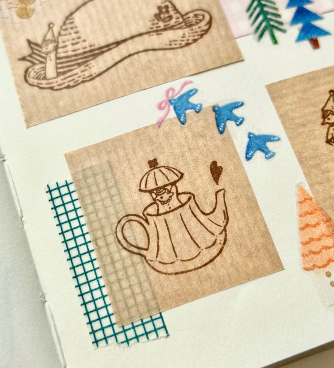 Little elf & teapot - The Good Time Stamp Collection