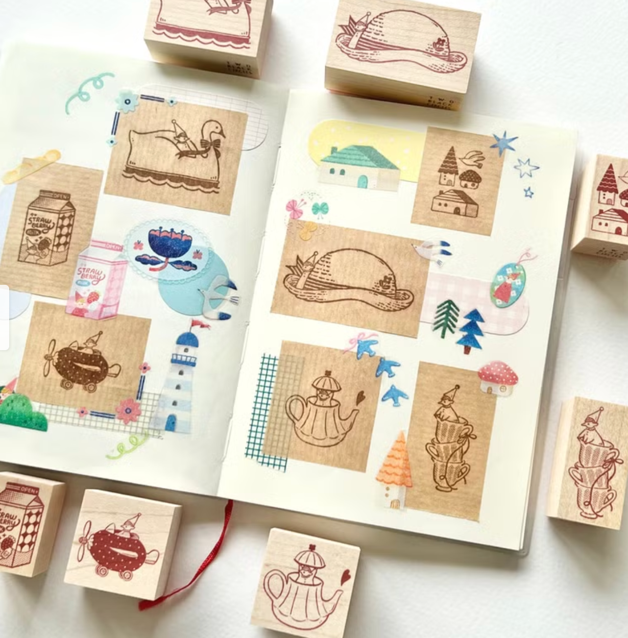 Little Elf & Teapot - The Good Time Stamp Collection